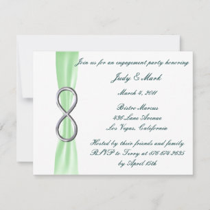 Invitation de la partie d'engagement du Mariage Gr