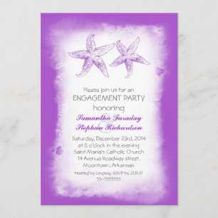invitation de la partie d'engagement sur la plage