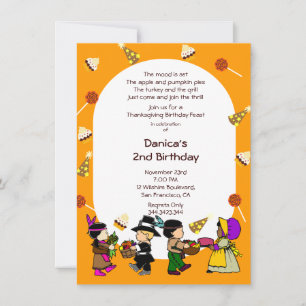 Invitation de la partie des enfants de