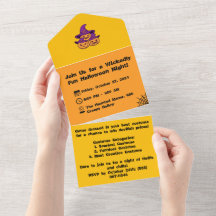 Invitation de la partie d'Halloween Spooktacular
