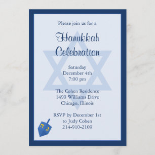 Invitation de la partie Hanoukka