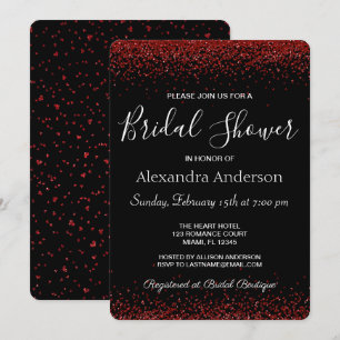 Invitation de la Parties scintillant nuptiale du c