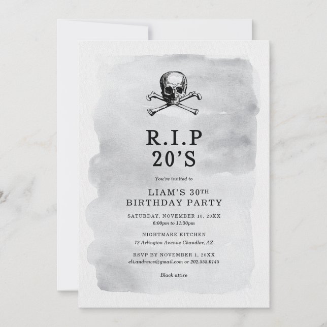 Invitation de la PER 20 (Devant)