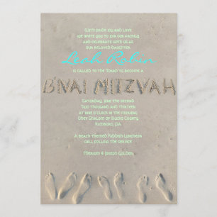 Invitation de la PLAGE SABLONNEUSE BNAI Mitzvah