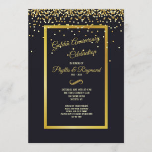 Invitation de la poussière d'or