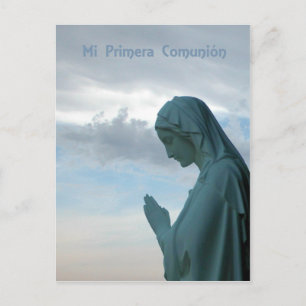 Invitation de la première communion espagnole. Lad
