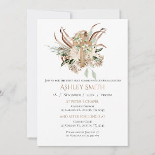 Invitation de la première sainte communion