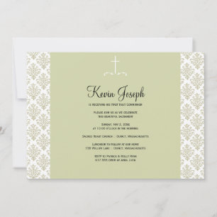 Invitation de la première sainte communion