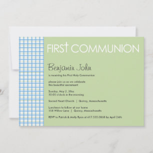 Invitation de la première sainte communion