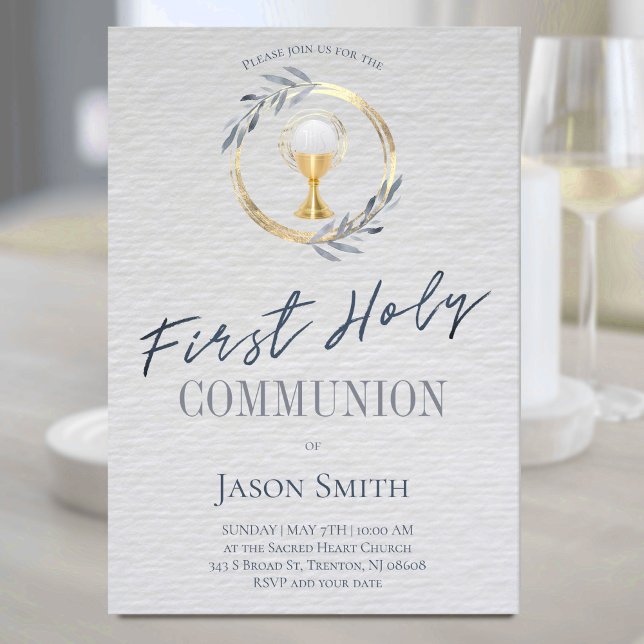 Invitation de la première sainte communion (Créateur téléchargé)