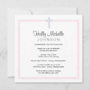 Invitation de la première sainte communion