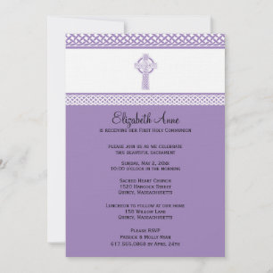 Invitation de la première sainte communion