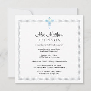 Invitation de la première sainte communion