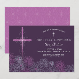 Invitation de la première sainte communion - Fille