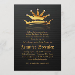 Invitation de la Reine Royale de la Reine d'Or de 