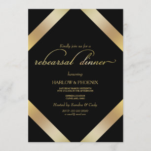 Invitation de la répétition Black Gold