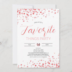 Invitation de la Saint Valentin