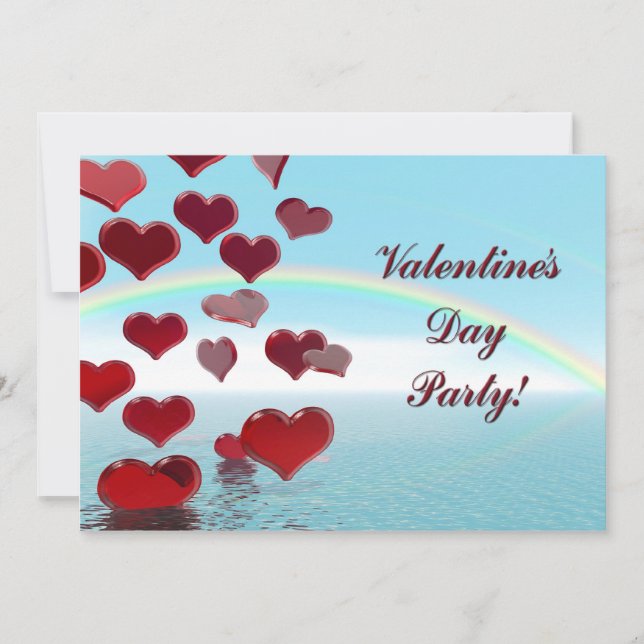 Invitation de la Saint Valentin (Devant)