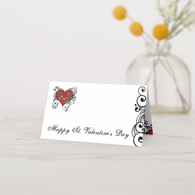 Invitation de la Saint Valentin (Devant)