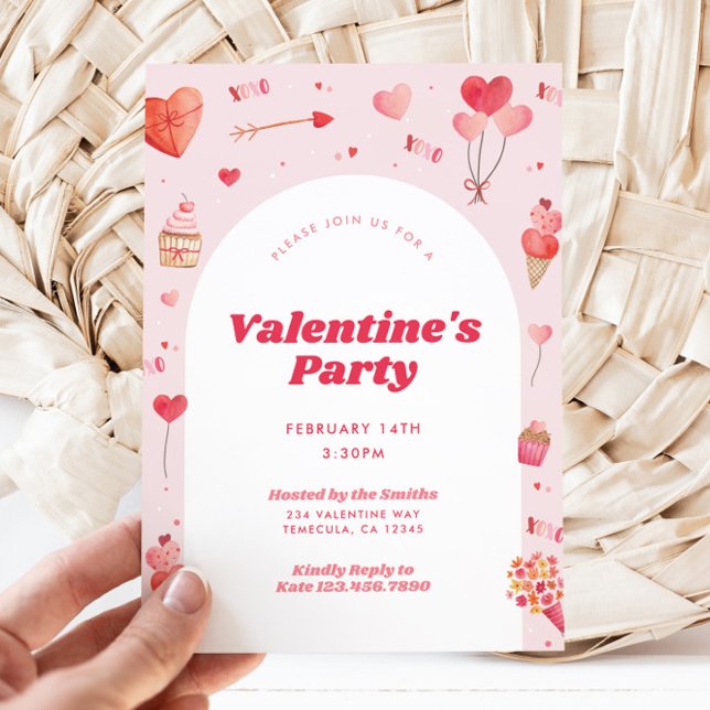 Invitation de la Saint Valentin (Valentine's Party Invitation)