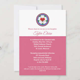 Invitation de la Sainte Croix Rose de Luther Rose