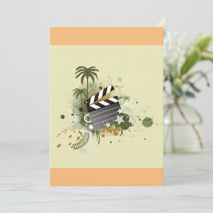 Invitation de la scène de cinéma de vacances