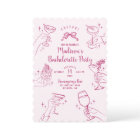 Invitation de la soirée Cocktail rose