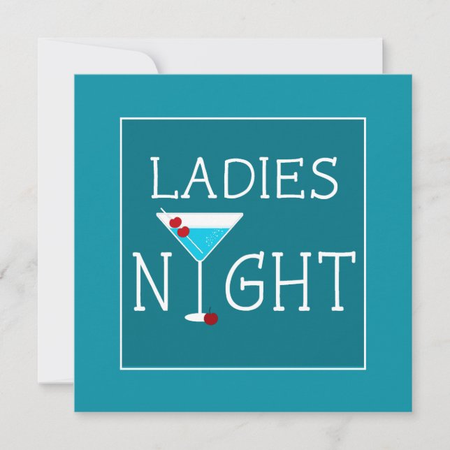 Invitation de la soirée Dames Bachelorette (Devant)