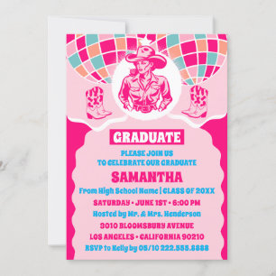 Invitation de la soirée de graduation de la cow-gi