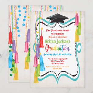 Invitation de la soirée de graduation de Tassle