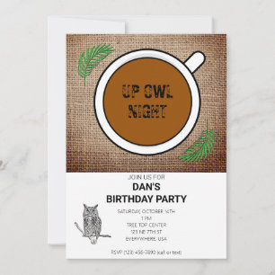 Invitation de la soirée de Hibou