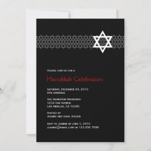 Invitation de la Soirée Star Hanoukka