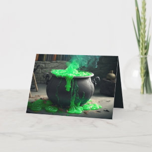 Invitation de la sorcière bouillonnante Cauldron H
