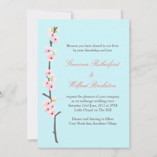 Invitation de la succursale de Cherry Blossom (Ble