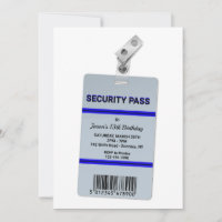 Invitation de laissez-passer de sécurité