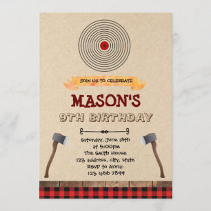 Invitation de lancement de partie de cognée