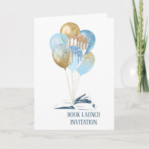 Invitation de lancement du livre de ballons