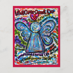 Invitation de l'ange du cancer coloré