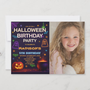 Invitation de l'Anniversaire de enfant à un titre 