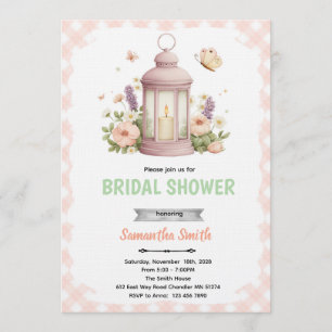 Invitation de Lanterne pour la Fête de Mariage