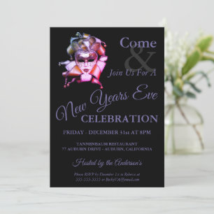 Invitation de l'Arlequin Nouvel An