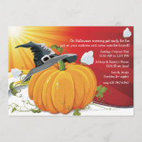 Invitation de l'aube d'Halloween