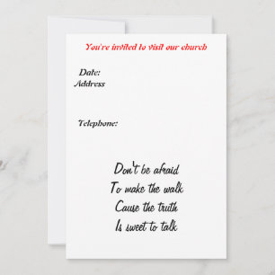 Invitation de l'Église