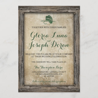 Invitation de leurre de pêche à cadre rustique
