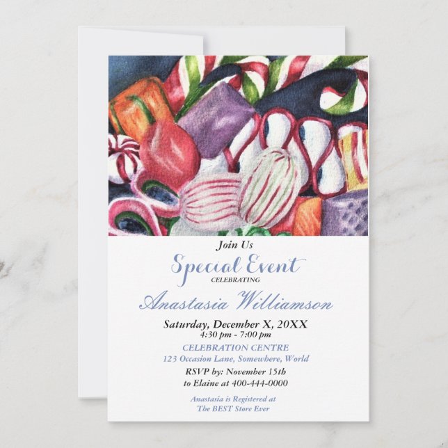 INVITATION DE L'ÉVÉNEMENT DE LA FÊTE DE LA MAISON  (Devant)