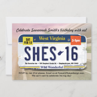Invitation de licence de la Virginie-Occidentale 1