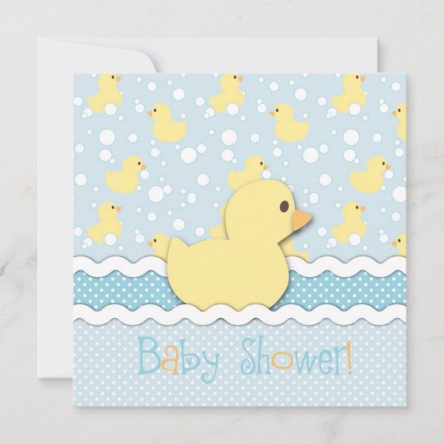 Invitation de Lil' Duckling Carré 2 (Devant)