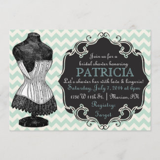 Invitation de lingerie de Fête de la mariée de
