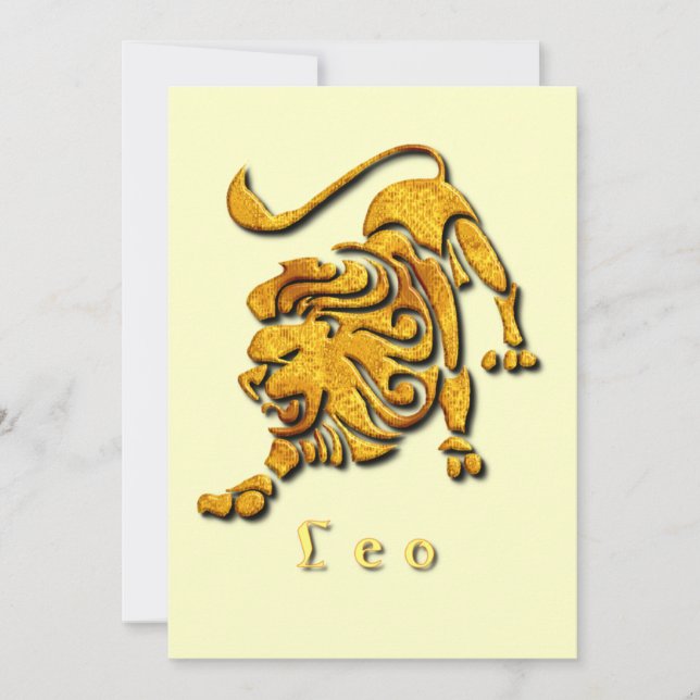 Invitation de lion de Lion (Devant)