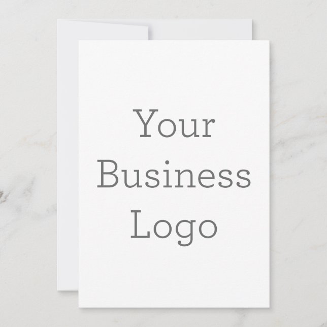 Invitation de logo d'entreprise personnalisée (Devant)